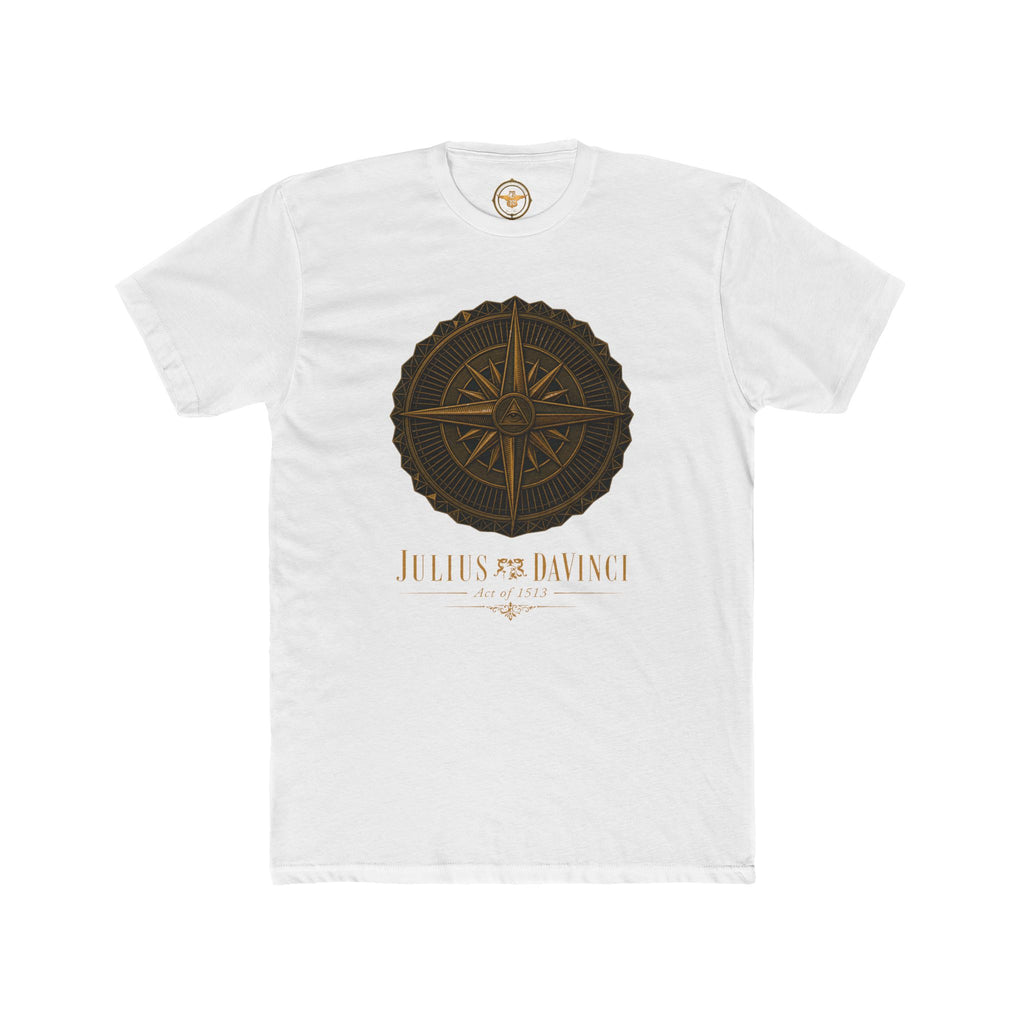 Compass Logo T‑Shirt — Julius Davinci Nautical Graphic Tee