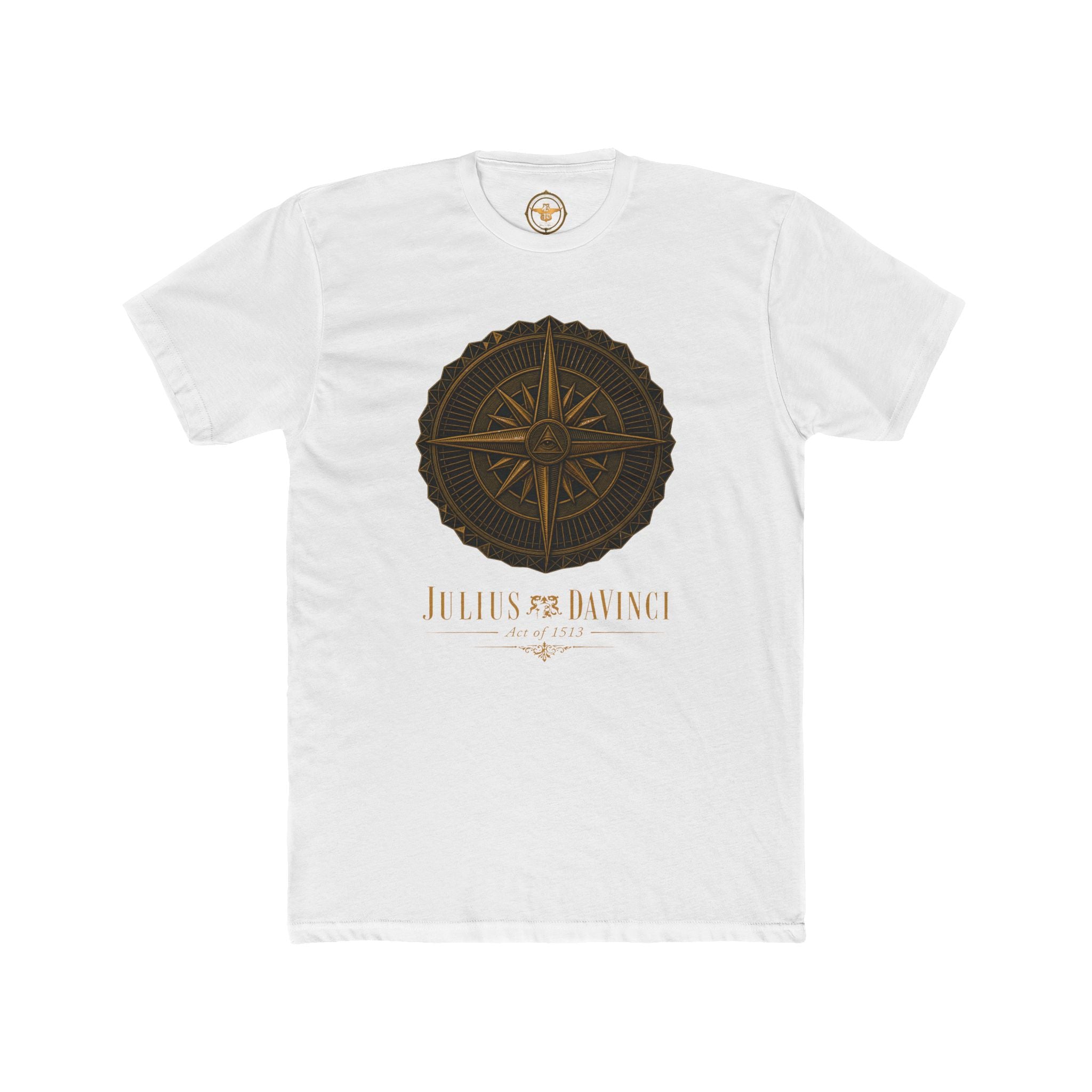 Compass Logo T‑Shirt — Julius Davinci Nautical Graphic Tee