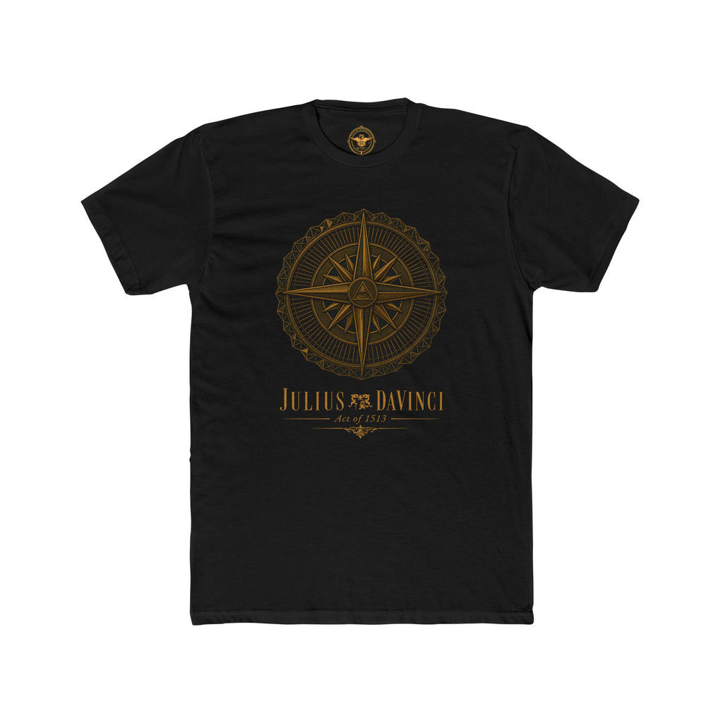 Compass Logo T‑Shirt — Julius Davinci Nautical Graphic Tee