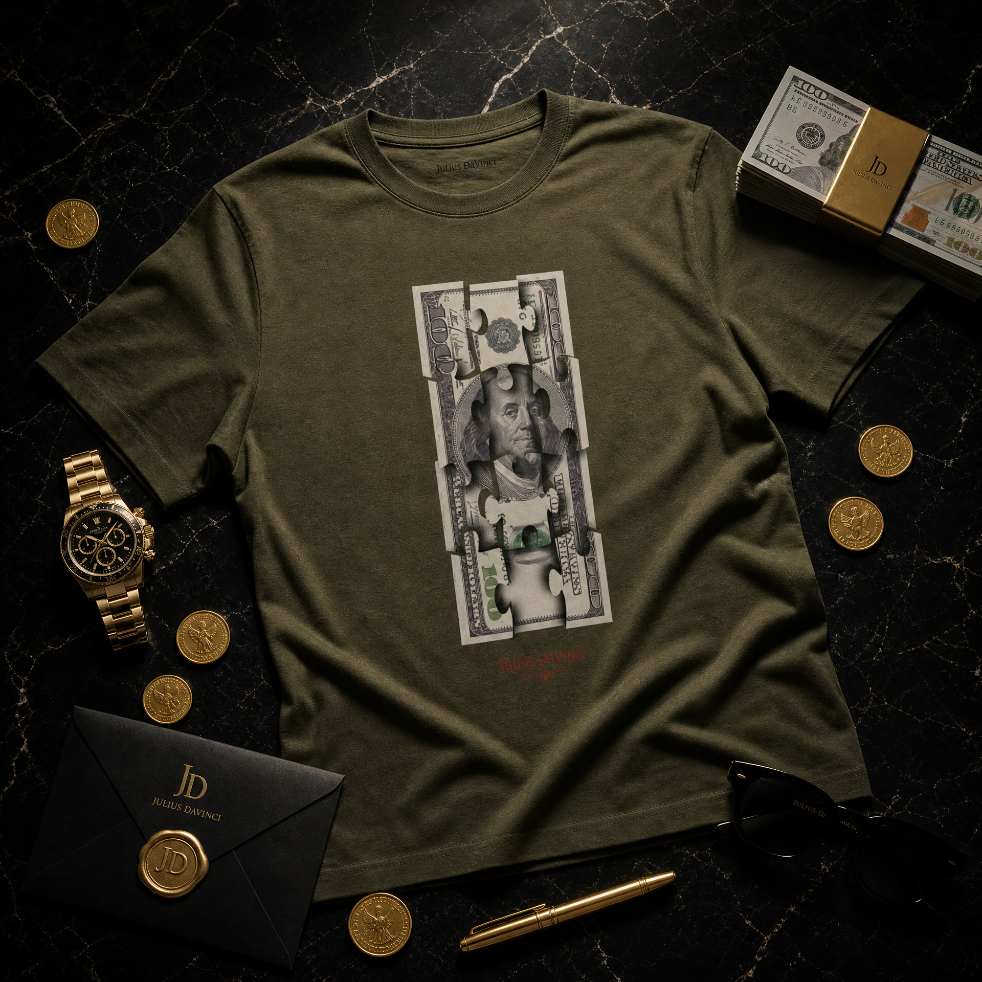 The Puzzle Tee — Julius Davinci, The Missing Piece