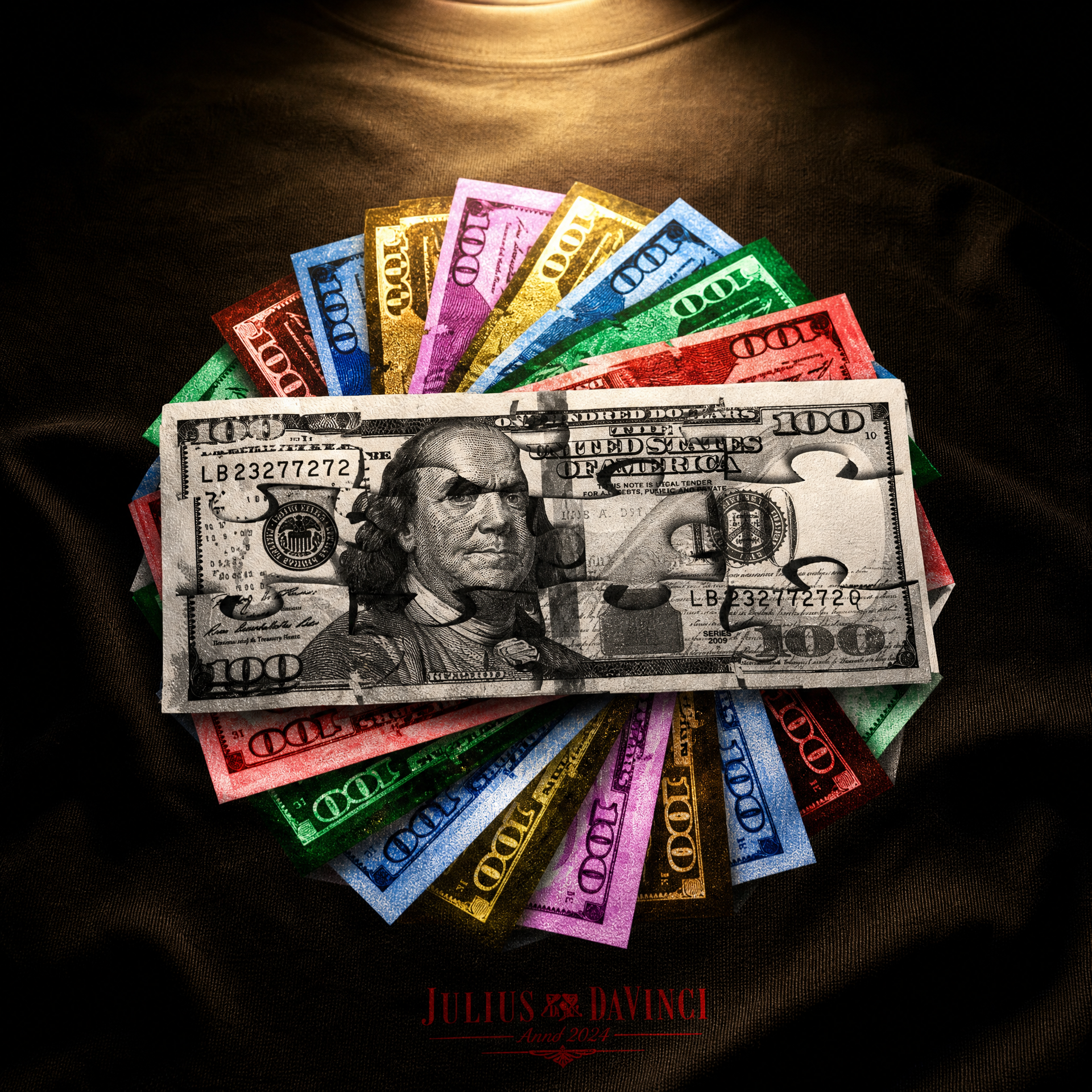 The Rainbow Stack Tee — Julius Davinci World Currency