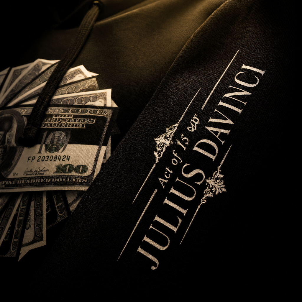 The Stack Hoodie — Julius Davinci Money Fan