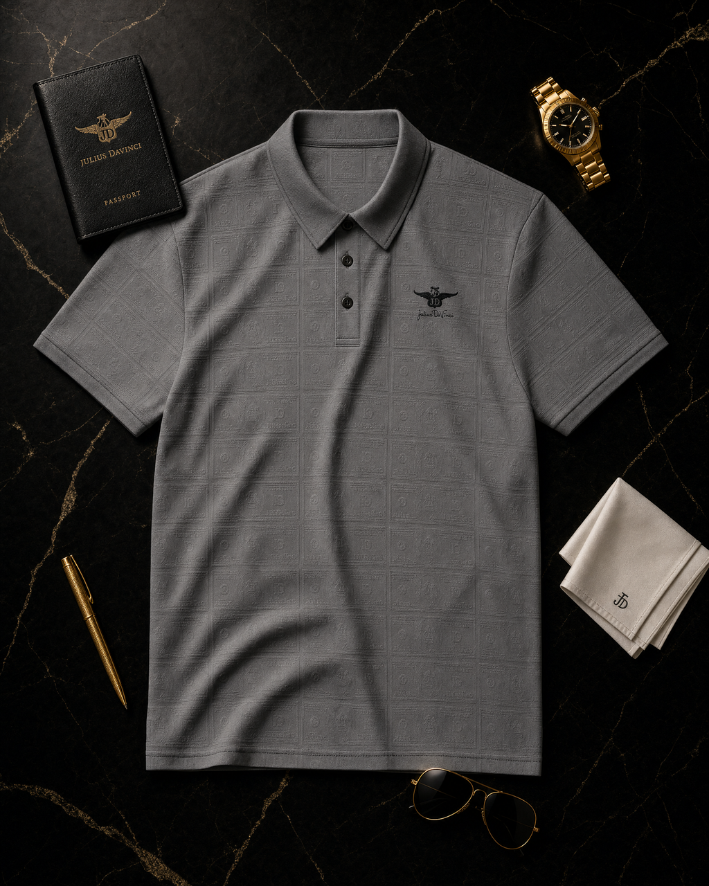 JD Winged Crest Polo — The New Renaissance