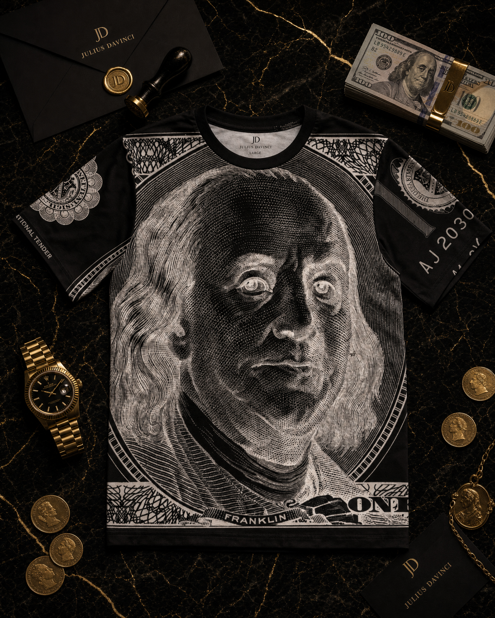 The Franklin Tee — Last of the Counterfeiters