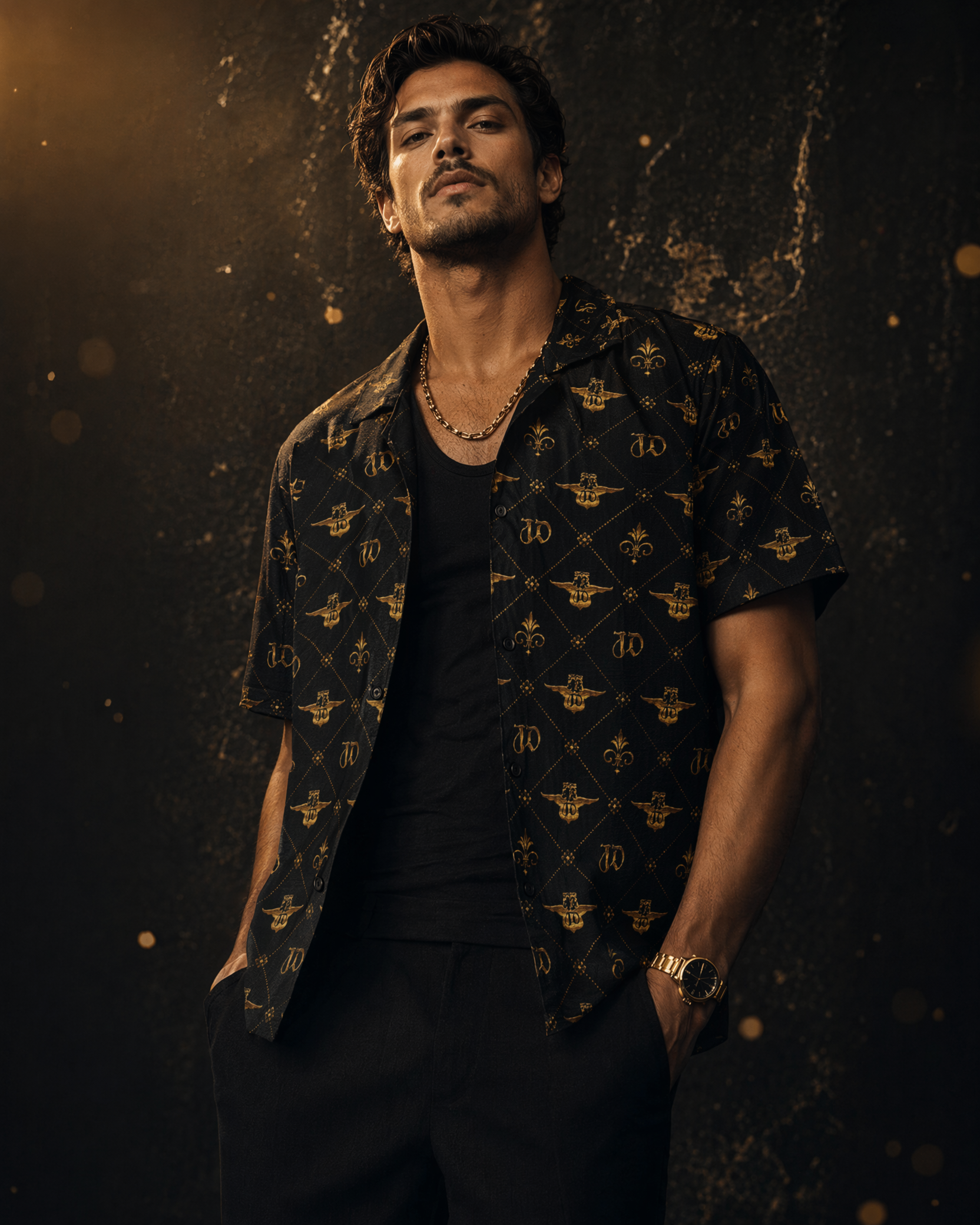 JD Monogram Camp Shirt — The New Renaissance