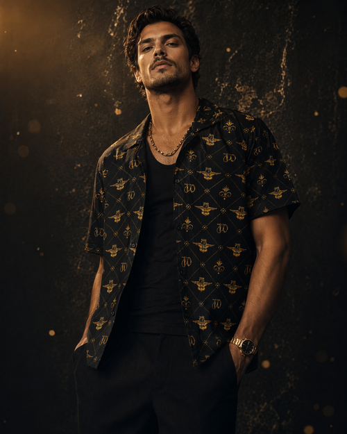 JD Monogram Camp Shirt — The New Renaissance