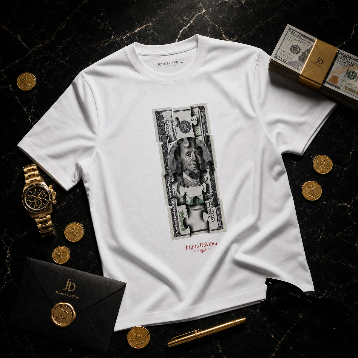 The Puzzle Tee — Julius Davinci, The Missing Piece